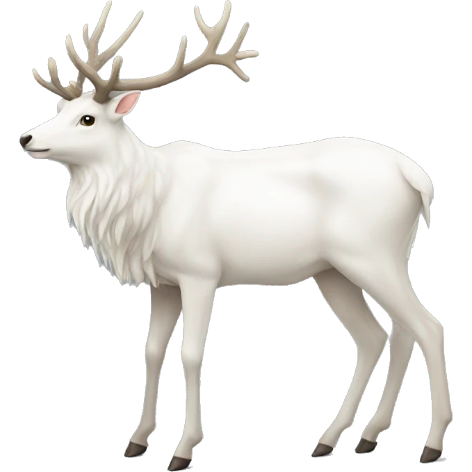 white stag emoji