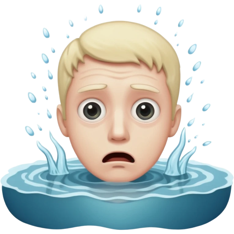man drowning emoji