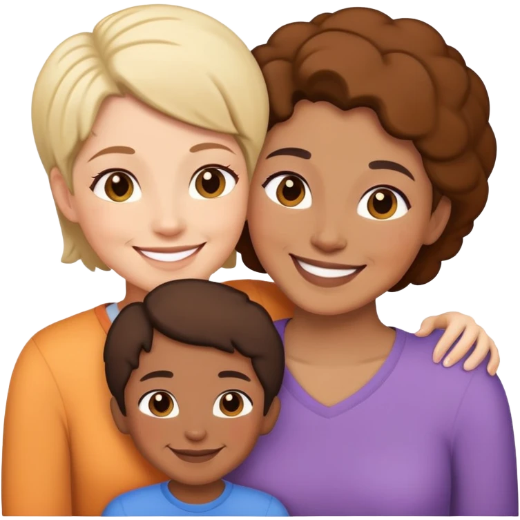 lesbian family emoji