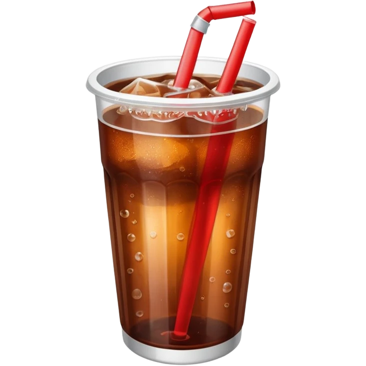 Soft drink in plastic cup emoji