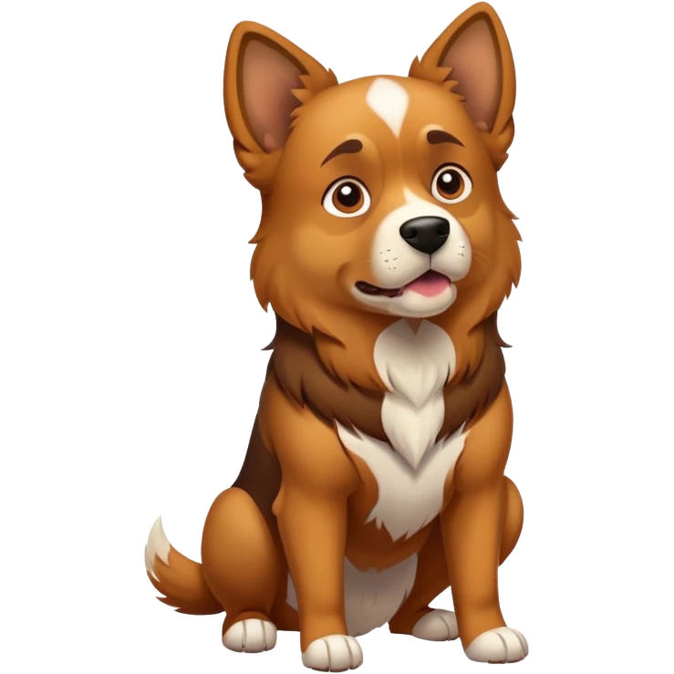 Cachorro marcando território  emoji