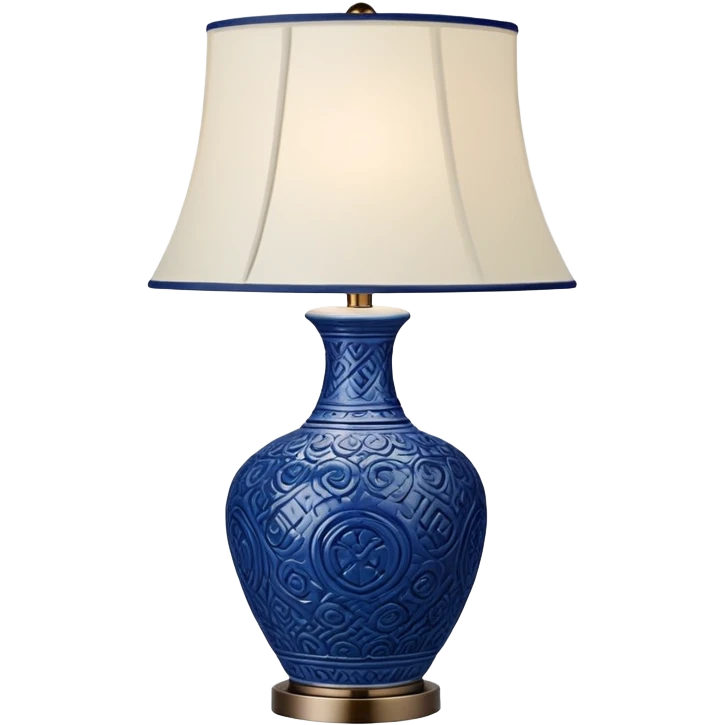 blue table lamp  emoji