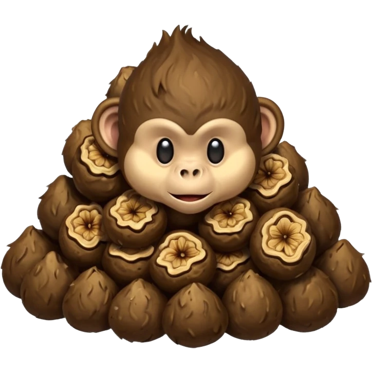 Monkey fese emoji