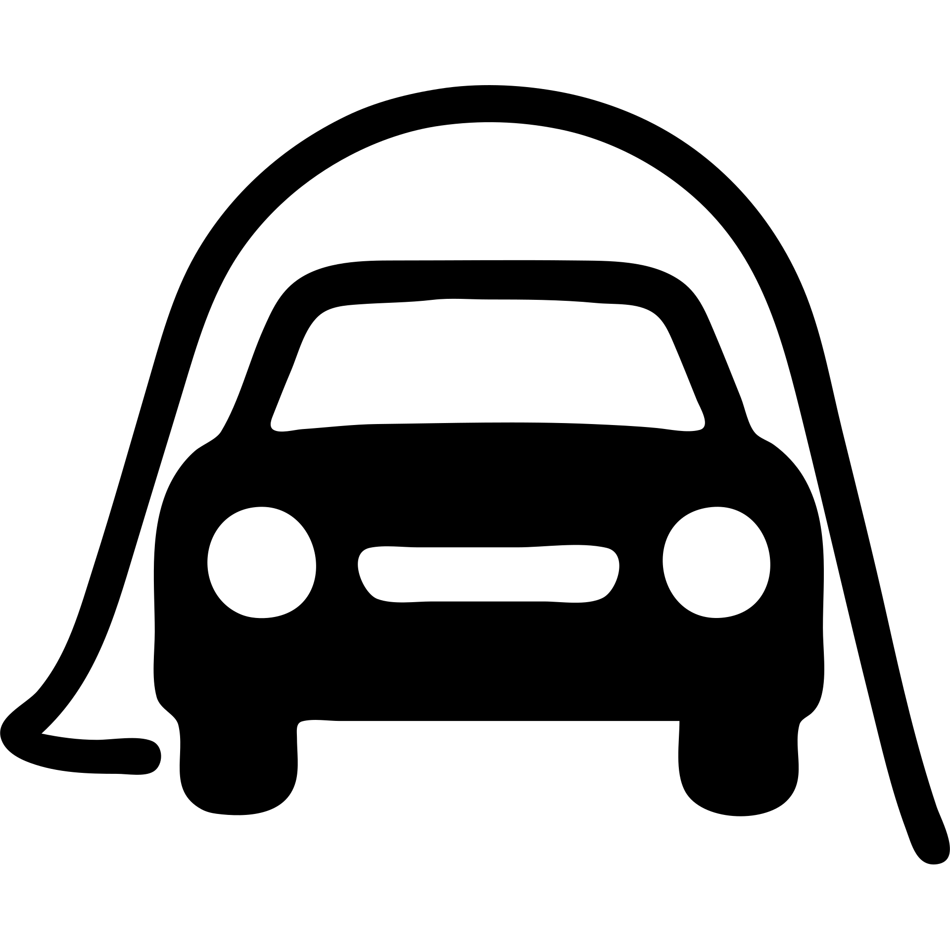 solid elegant icon of a car with a transparent film covering it, minimalistic style, refined details emoji