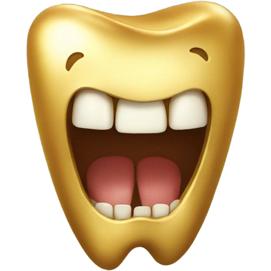 Gold tooth emoji