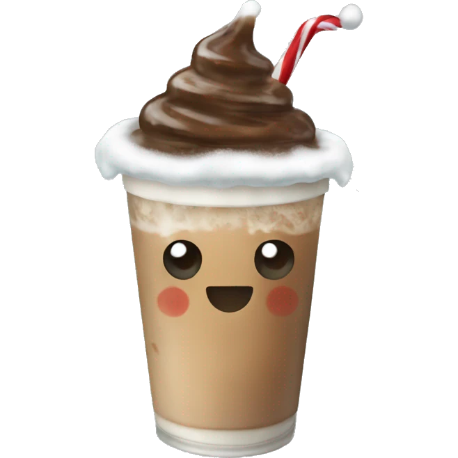christmas iced coffee  emoji