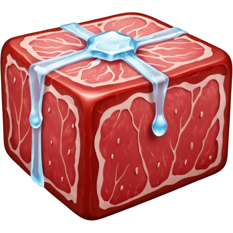 frozen meat 

 emoji