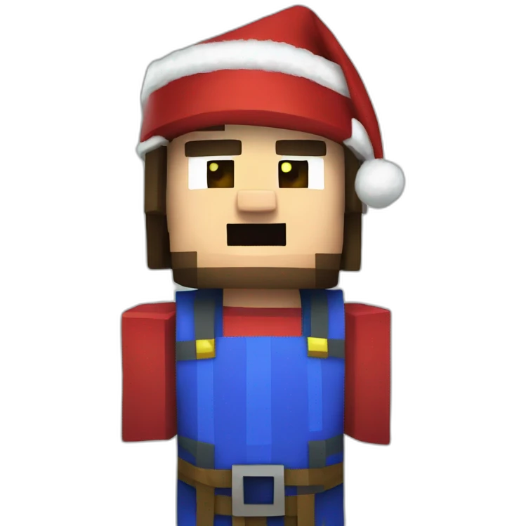 minecraft christmas emoji