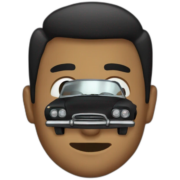 Black car weeb emoji