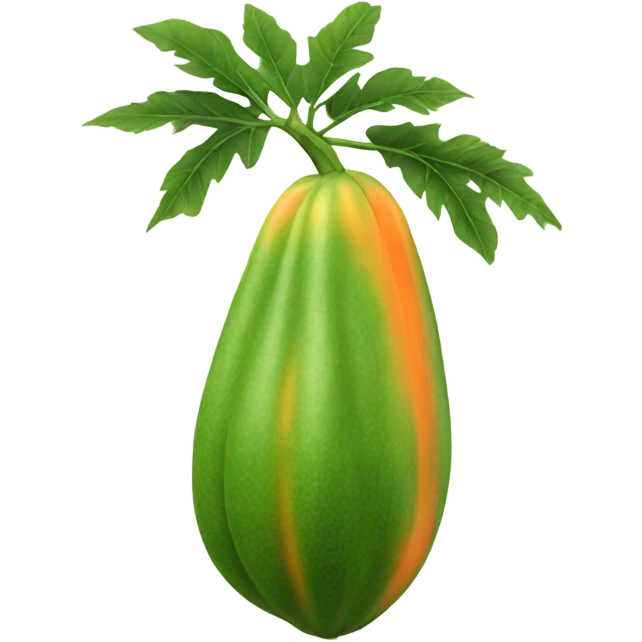 Realistic Papaya  emoji