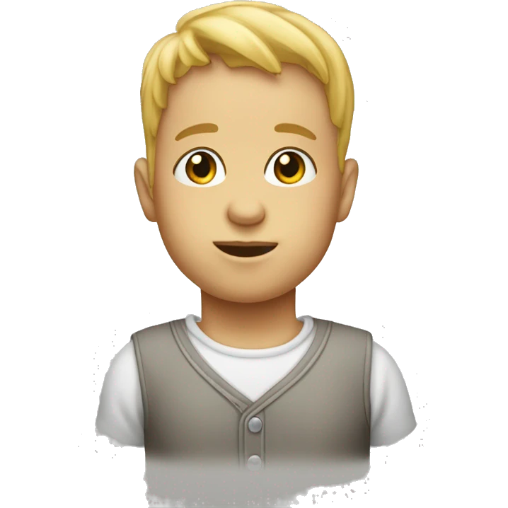 Bambino senza calze emoji