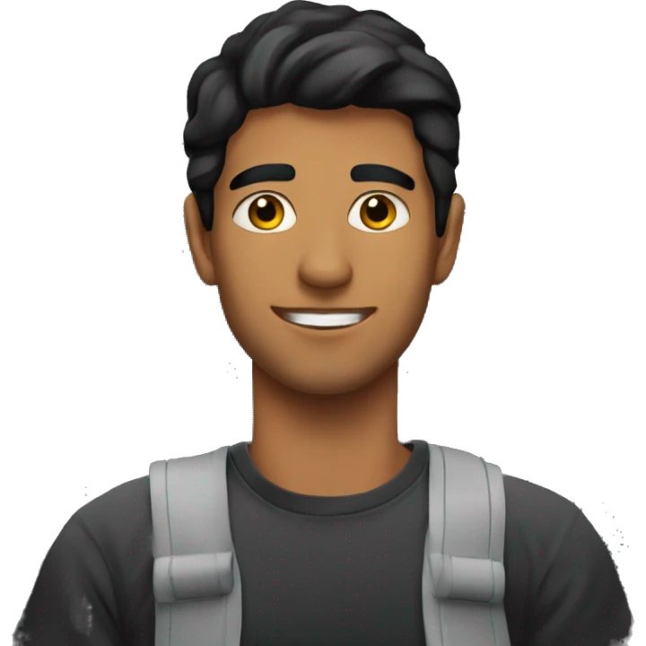 20yo-middle eastern man-black-hair-sitting-in-his-car emoji