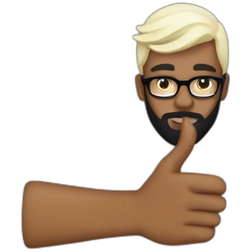 Fally ipupa-eagle arm sign emoji