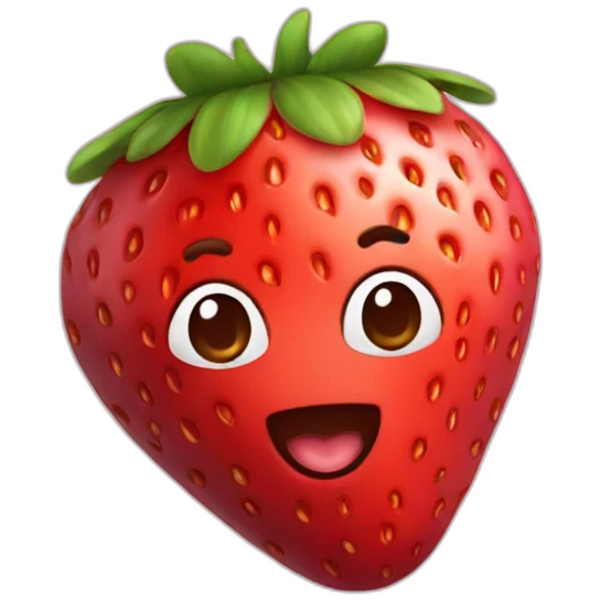 Strawberry chocolate emoji