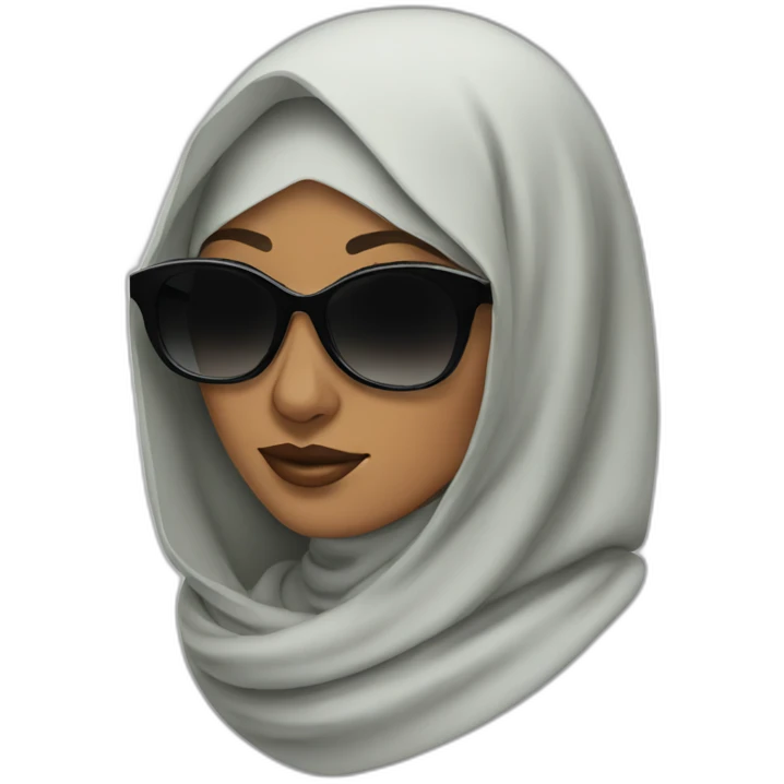 woman-wearing-hijab-and-black-sun-glasses emoji