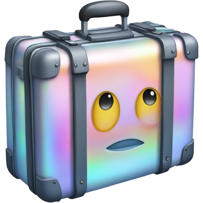 holographic suitcase emoji