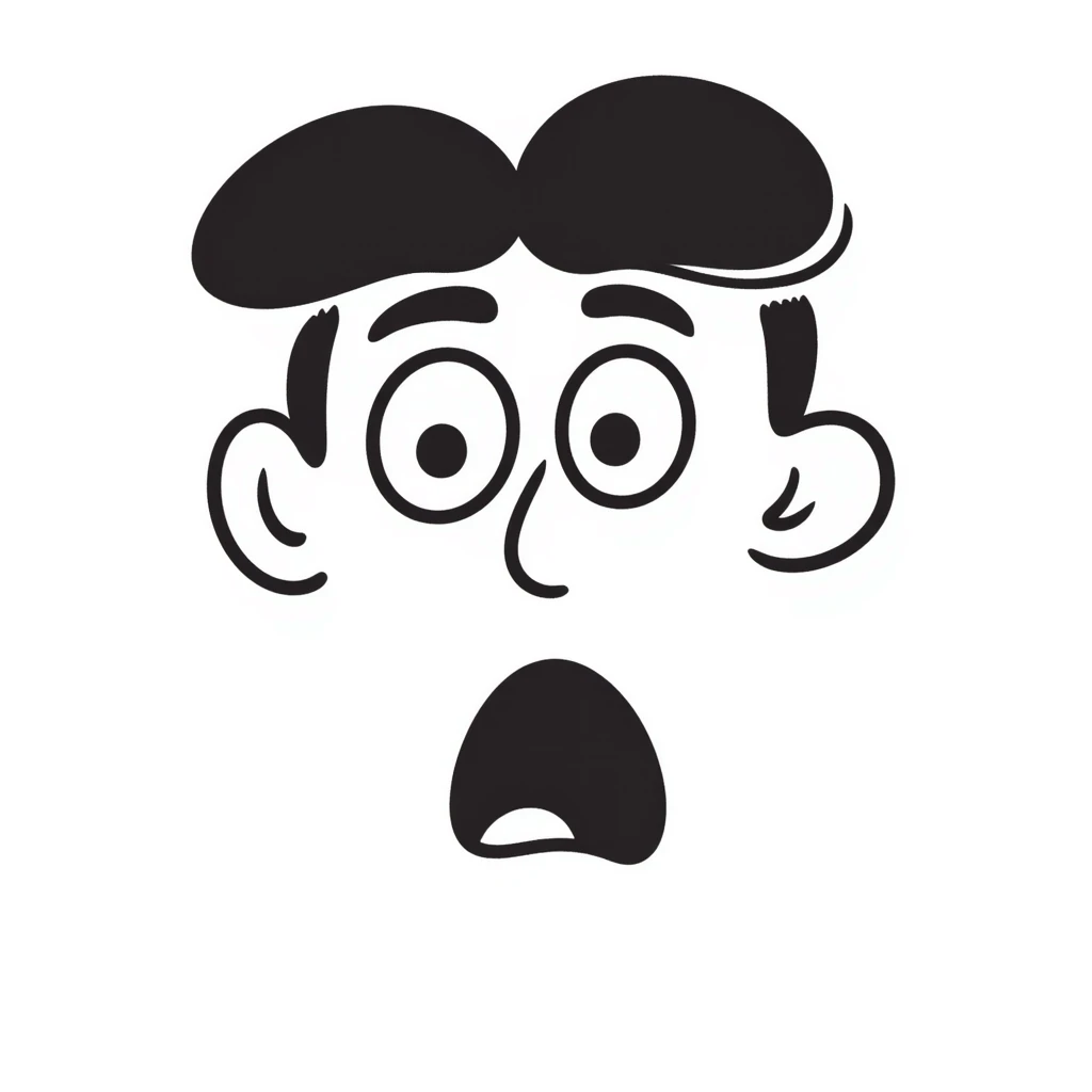 surprised face emoji