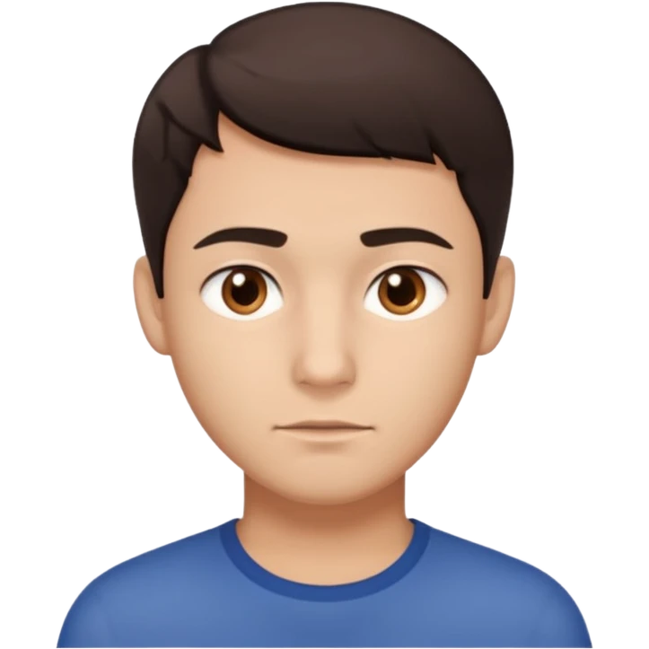 racially ambiguous male face emoji