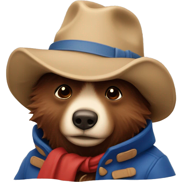 Paddington with cocoa emoji