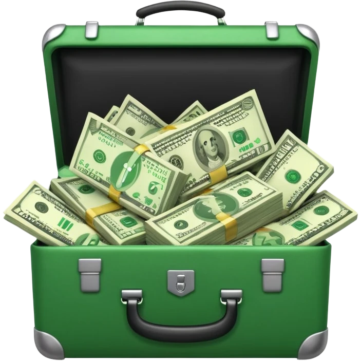 open wifi money filled briefcase emoji