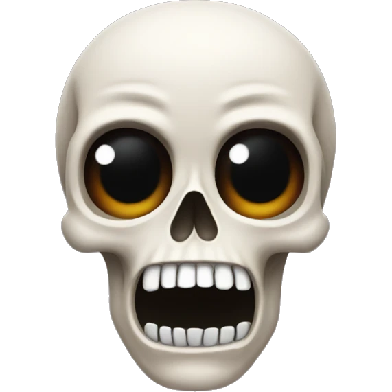 surprised skull emoji  emoji