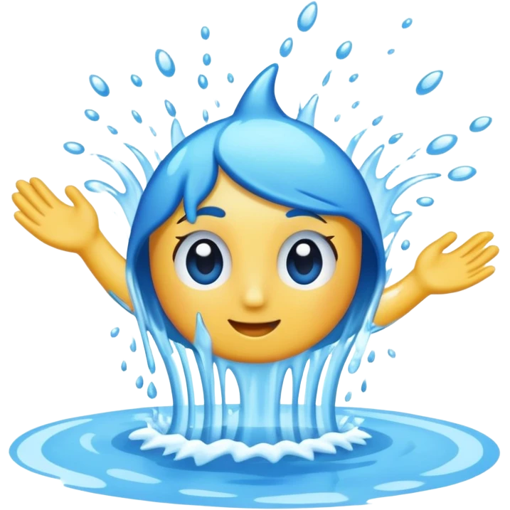 waterpark with waterslide and pool emoji