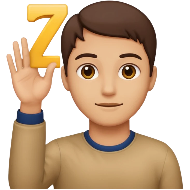 replace the ice cream with the numbers 6 and 7 holding his hands doing this emoji 🫴 and the left is the same emoji but flipped sideways then make the emojis 6️⃣7️⃣ go in each so six gos in the left hand and seven goes in the right hand emoji