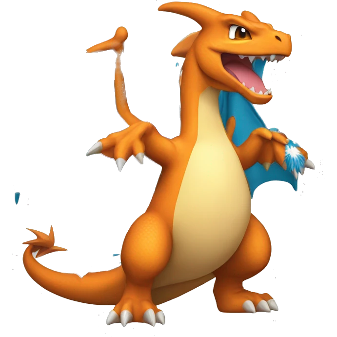 charizard with an argentina jersey emoji