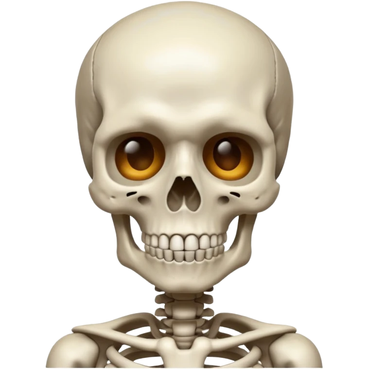 Mindblown skeleton emoji
