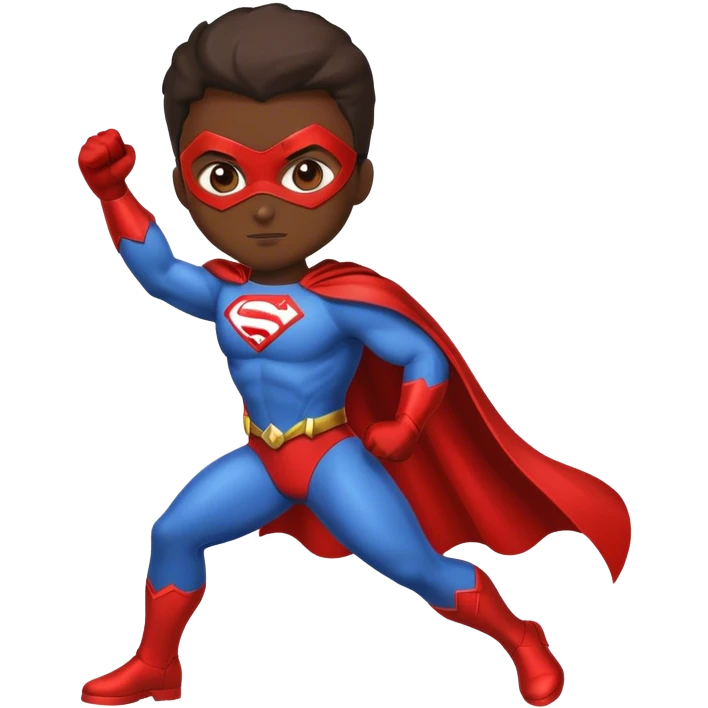 superhero in action emoji
