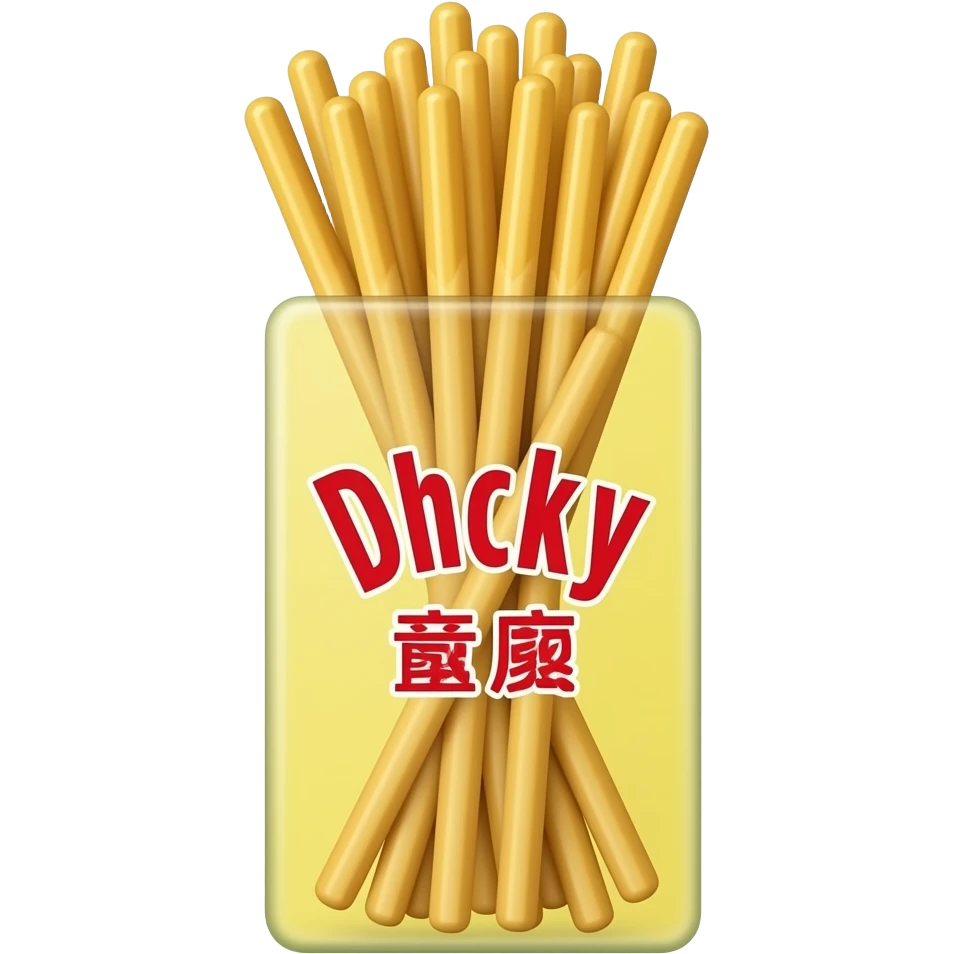 Yellow pocky emoji