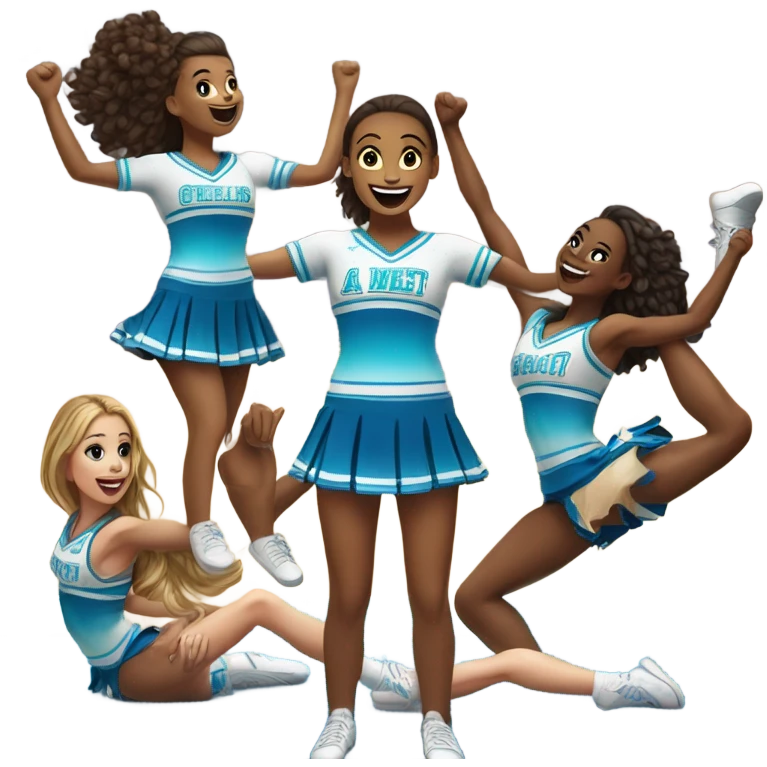 cheer stunt emoji