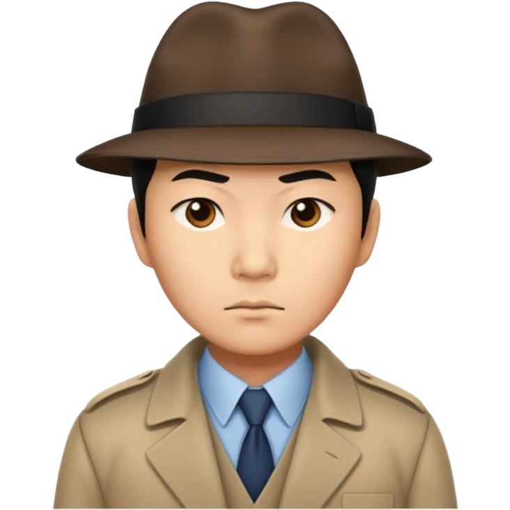 detective, asian emoji