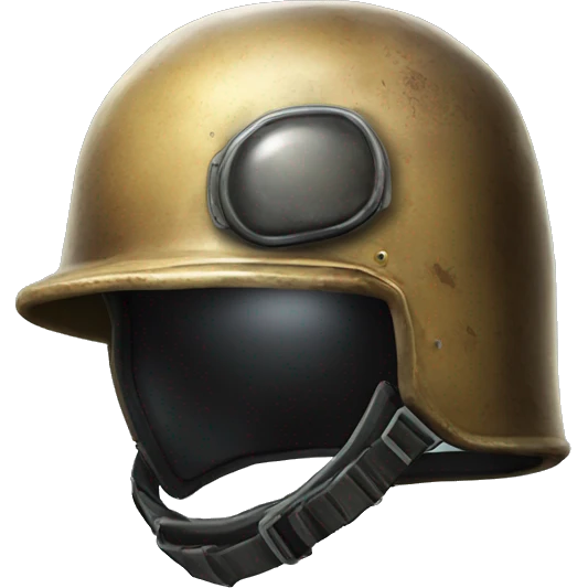 Level 3 helmet from the game PUBG on a SEAL emoji