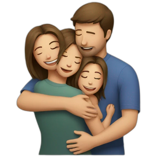 Family hug emoji
