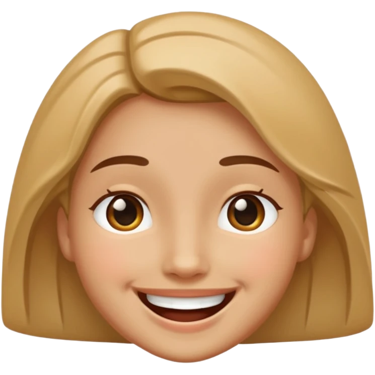 Smiling face with halo without the halo emoji