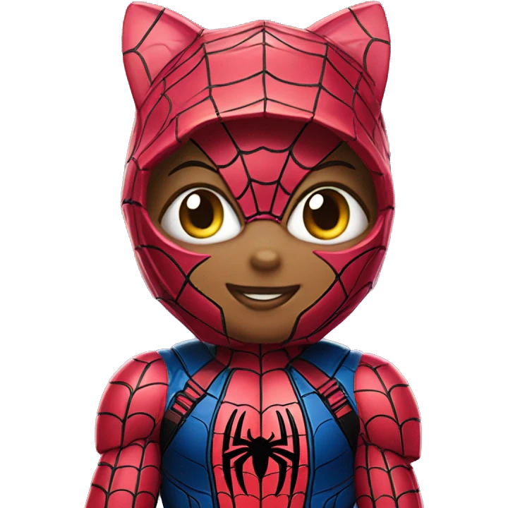 hello kitty in spider-man  emoji