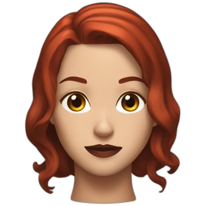 head Black Widow marvel emoji