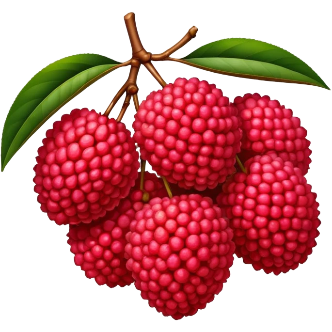 lychee cluster emoji