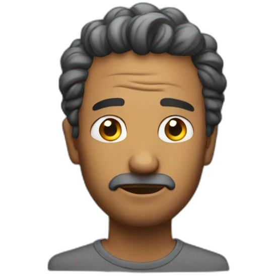Man with mind blown emoji