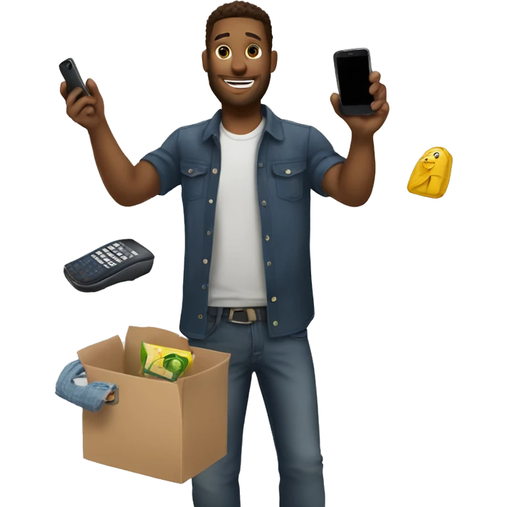 Ryan vanHorn buying a new phone emoji
