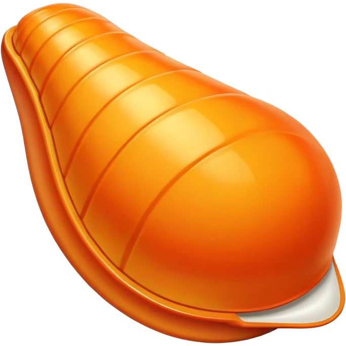 Orange shell  emoji