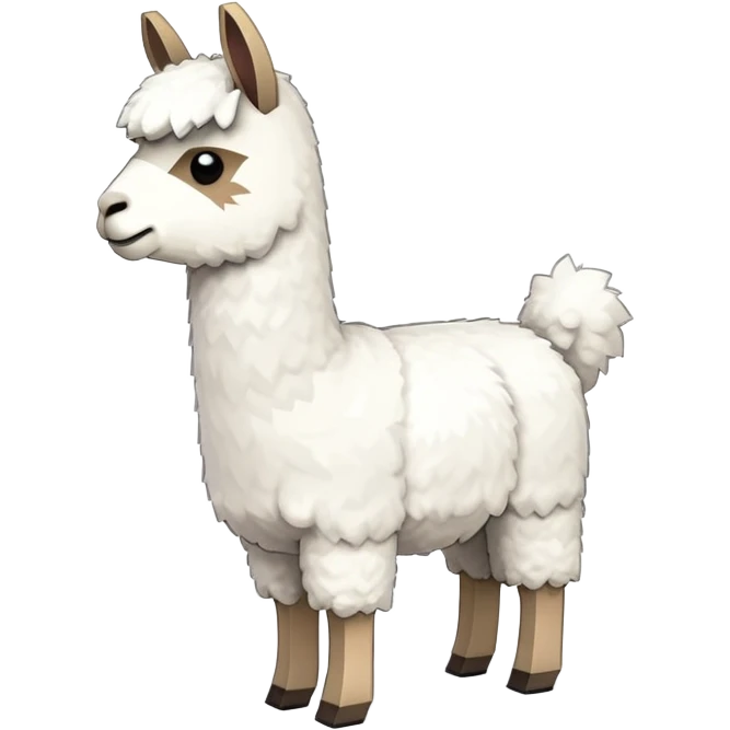 Minecraft llama emoji