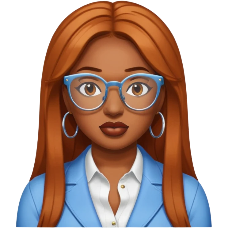 Megan Thee Stallion wear glasses emoji