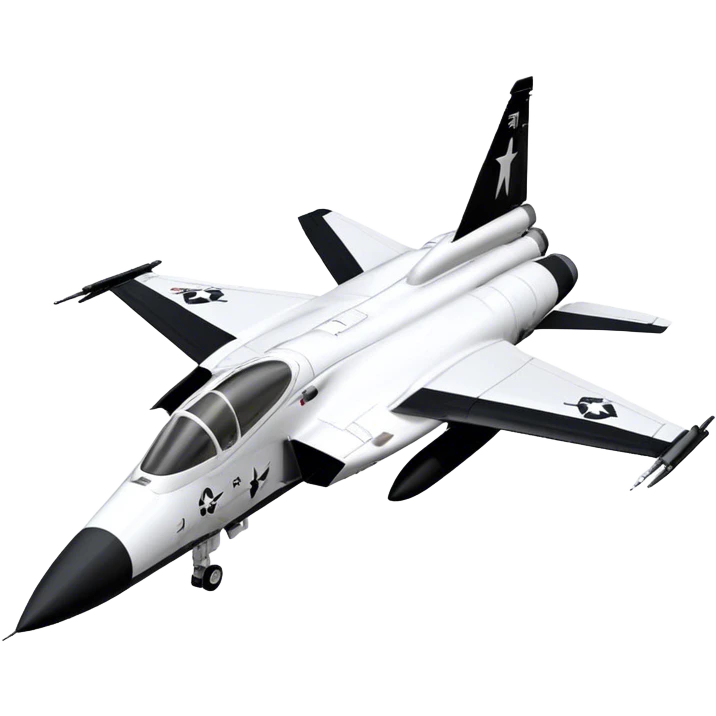 Jet Trainer - T-38 Talon - Northrop Grumman (Model Year: 2021) (Iconic colour: White and black) emoji