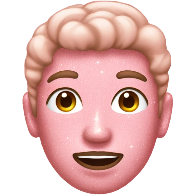 light pink glitter emoji emoji
