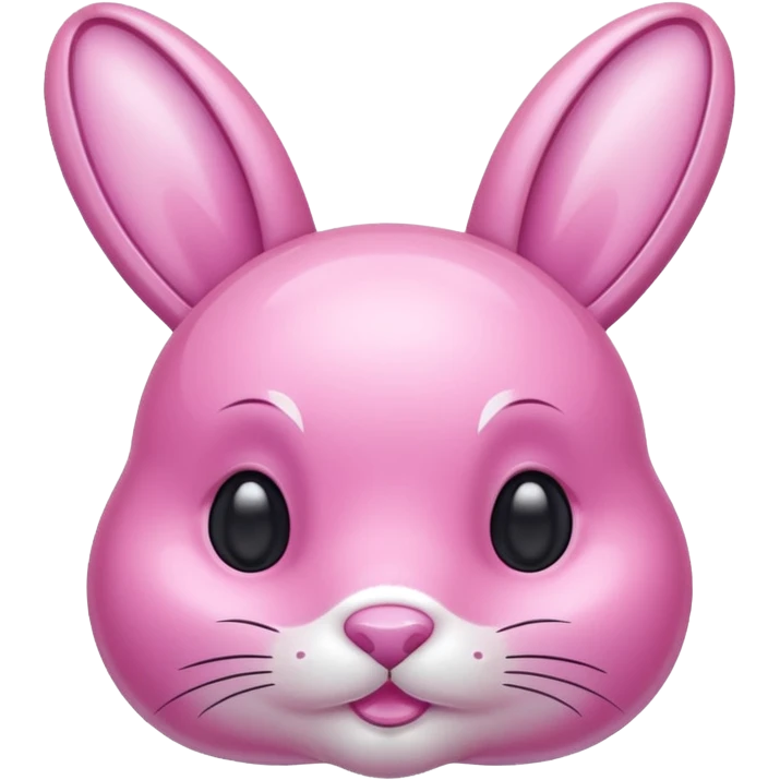 crystal bunny pink emoji