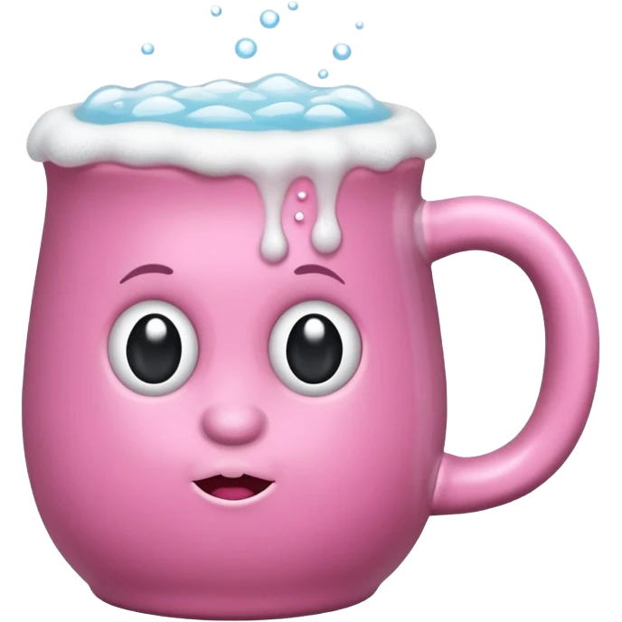 pink colored drink in a medieval mug emoji