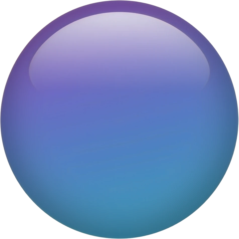 Purple and blue color in circle emoji