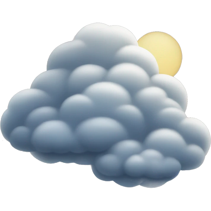 Cloudy skies  emoji